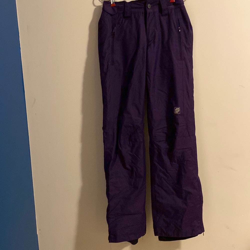 Orage snow pants, women’s size XXS dark purple snow pants, excellent con…